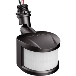 Olafus 180 Degree Detection Range Motion Sensor, Dusk to Dawn Detector, Adjustable Time, Detection Distance, Replacement Motion Security Flood Lights Sensor Brown