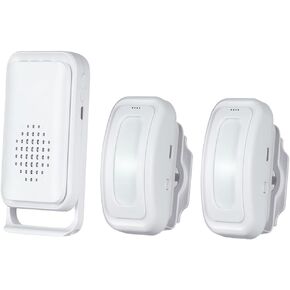 Motion Sensor Doorbell Entry Alert, Shop Store Office Business Home Security Welcome Buzzer Monitor Alarm, Wireless Door Chime with 2 Sensor & 1 Receiver