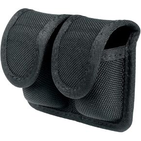 TAFTACFR Double Speed Loader Pouch Tactical Double Speedloader Case Nylon Double Speedloader Holder Fits: Holds two speed loaders .38 /.357