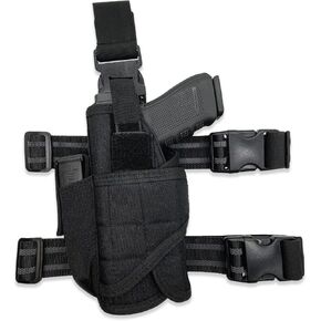 Universal Drop Leg Holster 500D Nylon | American Company | Thigh Holster Mag Pouch | Adjustable Gun Holster Fits Any Pistol | Sig, Glock, S&W