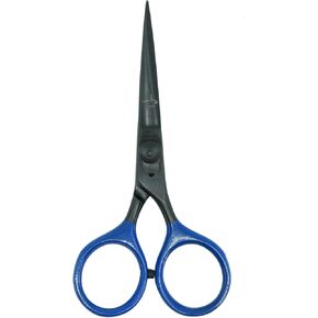 Kingfisher Fly Tying Razor Scissor, 5in - Blue