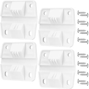 Cooler Plastic Hinges, Cooler Hinges with Screws for Coleman Cooler, Cooler Hinges Replacement Kit, 4 Pack