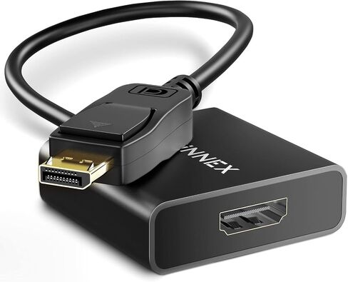 4K DisplayPort to HDMI Adapters, 2 Pack Uni-Directional DP to HDMI Adapter 1440P 60Hz Compatible for DP Output Source to HDMI Input Display in Saudi Arabia