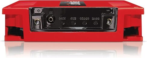 1-Ch. Vehicle Audio Bass Amplifier - 3000Watts High-Powered Mono Bass Amplifier w/Subsonic Filter and Low Pass Filter Stable at 1 ohm, LED Indicators, Sound Specialization, Red - BANDA BEAT3000.1RED in Kuwait