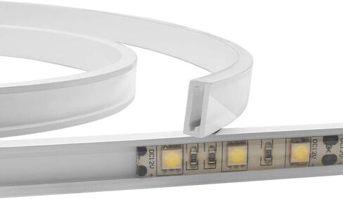Silicone LED Channel System, NEON Tube for 10mm DIY LED Rope Light Strip, Aluminum Profile New Substitutes, Waterproof IP67,13x5mm 16.4FT/5M Suit for Indoor Outdoor Flexible LED Light Strip Lighting in Saudi Arabia