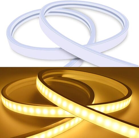 Silicone LED Channel System, NEON Tube for 10mm DIY LED Rope Light Strip, Aluminum Profile New Substitutes, Waterproof IP67,13x5mm 16.4FT/5M Suit for Indoor Outdoor Flexible LED Light Strip Lighting in Saudi Arabia