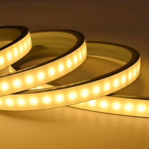 Silicone LED Channel System, NEON Tube for 10mm DIY LED Rope Light Strip, Aluminum Profile New Substitutes, Waterproof IP67,13x5mm 16.4FT/5M Suit for Indoor Outdoor Flexible LED Light Strip Lighting in Saudi Arabia