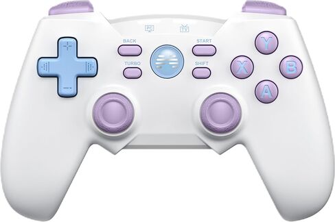 BEITONG BAT4 Wireless PC Game Controller,Dual Vibration Retro Gamepad Joystick for Windows 7 8 10 11/Steam/Simulators/Android TV Gaming (Bat 4 (Ice Cream)) in Saudi Arabia