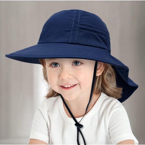 Baby Sun Protection Hat for Infant Toddlers Boys Girls UPF 50+ Sunhat for Outdoor Beach Swim in Saudi Arabia