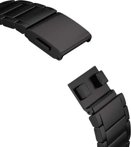 Ultra 2 Titanium Band with Magnet Buckle and DLC (Diamond Like Carbon) Compatible with Apple Watch Ultra 2 and Ultra 1 49mm Titanium Bracelet (BLACK) in Kuwait