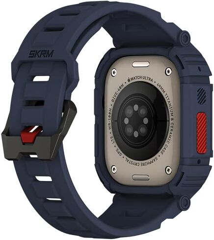 SKINARMA MECHA 2-IN-1 WATCH ULTRA STRAP + CASE compatible with Apple Watch 49 MM in Saudi Arabia