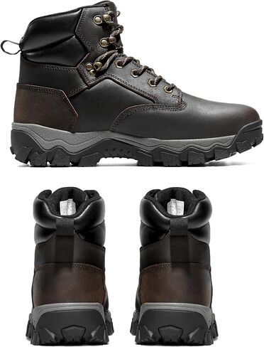 أحذية NORTIV 8 للرجال للمشي لمسافات طويلة مقاومة للماء ومقدمة ناعمة أحذية عمل جلدية in Kuwait