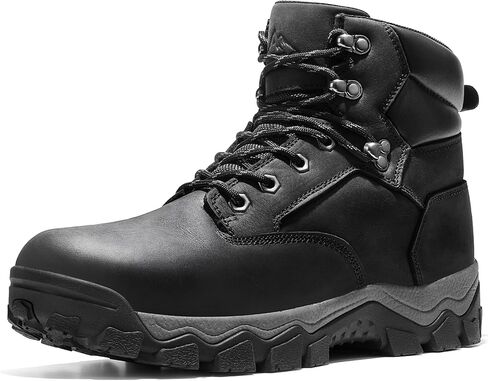 NORTIV 8 Men's Hiking Boots Waterproof Soft Toe Work Boots Leather Work Boots in Saudi Arabia