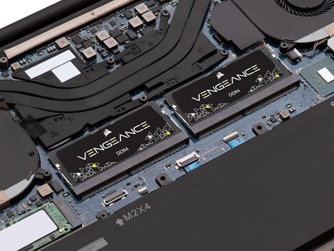 Corsair Vengeance SODIMM 32GB (1x32GB) DDR4 2666 C18 1.2V for Intel 9th & 10th Gen Systems, Black in Saudi Arabia