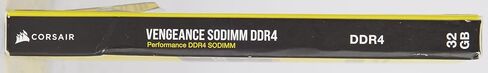 Corsair Vengeance SODIMM 32GB (1x32GB) DDR4 2666 C18 1.2V for Intel 9th & 10th Gen Systems, Black in Saudi Arabia