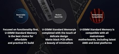 KLEVV DDR4 8GB (1x8GB) 3200MHz CL22 1.2V UDIMM Desktop Ram Memory SK Hynix Chip (KD48GU880-32N220A) in Saudi Arabia