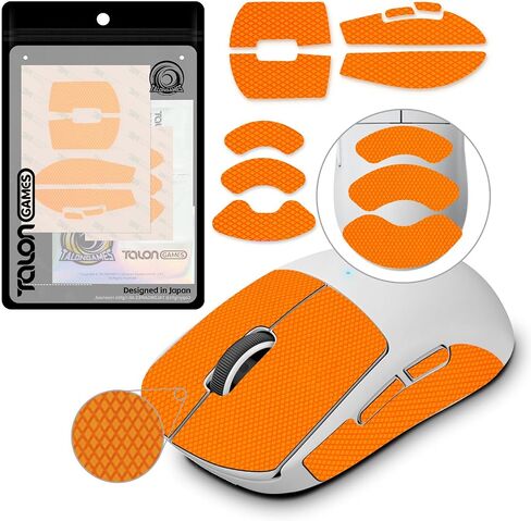 Mouse Anti Slip Grip Tape Compatible with Logitech G PRO X Superlight, Superlight 2 Wireless Gaming Mouse, Palm Sweat Absorption, Thin 0.5mm, Cut to Fit, Easy to Apply, Mouse Skin (Black) in Saudi Arabia