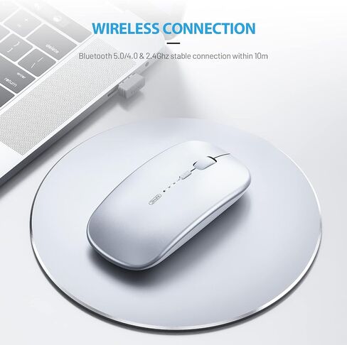 INPHIC Rechargeable Wireless Computer Bluetooth Mouse Tri-Mode in Kuwait