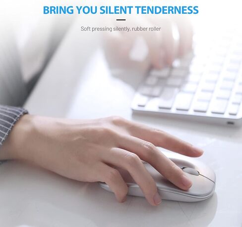 INPHIC Rechargeable Wireless Computer Bluetooth Mouse Tri-Mode in Kuwait