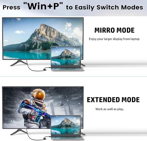 كابل محول Mini DisplayPort إلى VGA 2 حزمة باللون الأسود، ذكر MDP إلى VGA أنثى، محول Mini DP إلى VGA من MacBook Air/Pro، Surface، الشاشة، جهاز العرض، التلفزيون والمزيد (متوافق مع Thunderbolt 2 إلى VGA) in Kuwait