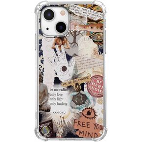Case for iPhone 14 with Christian Quotes Design,Jesus God Bible Verse Pattern Case for Girl Women Men,Clear Soft TPU Bumper Case,6.1"(Christian,14)