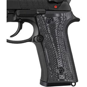 Cool Hand G10 Grips for Beretta Vertec, M9A3, 92X Centurion, Custom Black Screws Included, Aggressive Tactical Slant Texture, 1/4'' Thin, 4 Colors for Your Choice