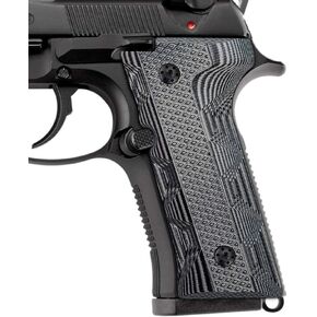 Cool Hand G10 Grips for Beretta Vertec, M9A3, 92X Centurion, Custom Black Screws Included, Mild Aggressive Iron Texture, 0.28'', 4 Colors for Your Chioce