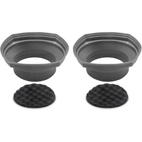 RECOIL SPB69 Foldable Silicone 6 X 9" Car Speaker Baffle Kits with Egg Crate Foam for Sound Quality Improvement and Speaker Protection One Pair