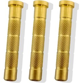 nobrand Field Points Bolt Carbon Arrow Aluminum Brass Inserts with Surface Embossed Inserts Inner Diameter .244 Carbon Arrow(12-Pcs) for Arrow Shaft Archery Accessories
