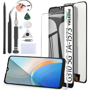 YWLRONG for Nokia G310 Screen Replacement for Nokia G310 5G TA-1573 G42 TA-1581 LCD Display Touch Screen Digitizer Assembly Replacement with Tools（Black）