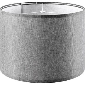 Dark Blue Velvet Drum Lamp Shade Modern Lampshade 13''Top×13''Bottom×10''High(Spider) Medium Lamp Shade for Table & Bedside Lamp Replacement Lampshades in Hand Crafted - By GO&SO