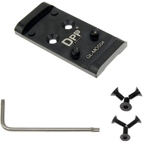 DPP Titanium Adapter Plate for Glock 17 19 MOS Holosun 407K/507K/EPS Carry/EPS/RomeoZero