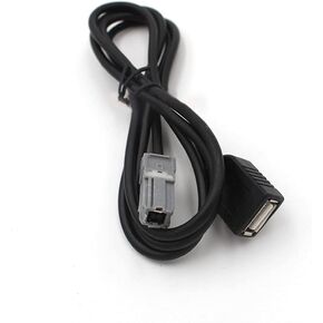 YDC Transmits Audio from USB Drives PC USB AUX MP3 CD Audio Input Cable Compatible with Toyota Camry RAV4 Yaris Mazda CX-5/M2
