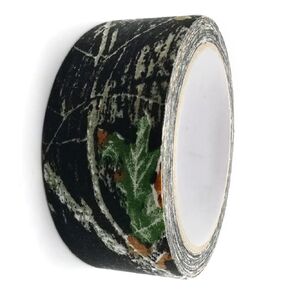 Cam Tape Outdoor Self-Adhesive Stealth Tape 2" x32', Camouflage Tape, Wear-Resistant, Thick Cotton Fabric Tape (Forest)