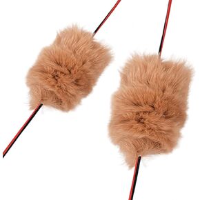 YLS Archery String Silencer Recurve Bow Dampener Bow Stabilizer Beaver Balls/Otter Hide Bowstring Silencer