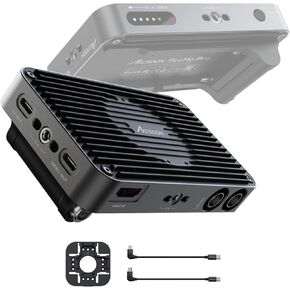 Accsoon SeeMo Pro SDI&HDMI Video Capture Adapter, Convert iOS Devices to Professional Monitors, Real-time Monitoring/SRT Streaming/Recording,1080P 60FPS FHD for Multiple Shooting Power iPhone or iPad