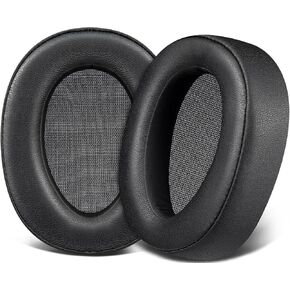 SOULWIT Replacement Earpads Cushions for Sony WH-H900N (h.Ear on 2 Wireless) & MDR 100ABN (h.Ear on Wireless) Noise Canceling Over-Ear Headphones, Ear Pads with Noise Isolation Foam - Black