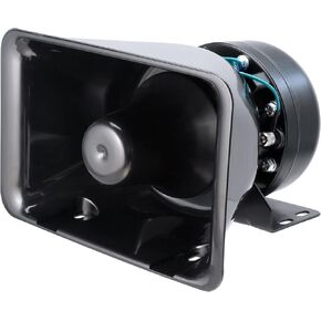 مكبر صوت Abrams Eco 100 Watt Siren عالي الأداء (قادر على أي صفارة إنذار 100 Watt)