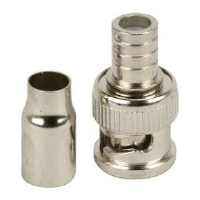 Professional RG59/BNC Male Crimp-On Connector, 2 piece set (50pcs) by DIYSecuritycameraworld