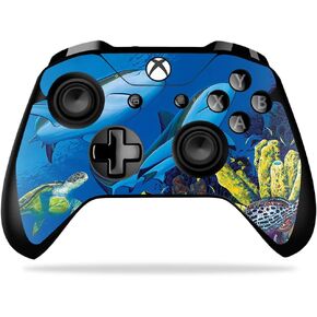 MightySkins Skin Compatible with Microsoft Xbox One X Controller - Shark Buddies | Protective, Durable, and Unique Vinyl Decal wrap Cover | Easy to Apply, Remove, and Change Styles | Made in The USA