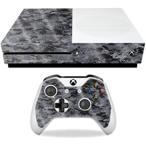 MightySkins Glossy Glitter Skin for Microsoft Xbox One S - Digital Camo | Protective, Durable High-Gloss Glitter Finish | Easy to Apply, Remove, and Change Styles | Made in The USA