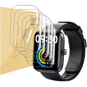 LYSANDRA Compatible for WNH IDW25 Smart Watch 1.83", [6 Pack] Full Coverage TPU Clear Film Compatible for WNH IDW25 1.83" Smart Watch