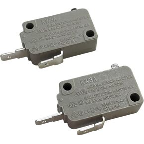 KW3A Microwave Oven Door Interlock Switch 16A 125VAC/250VAC Microwave Oven Replacement Part Door Switch (2 Normally Open)