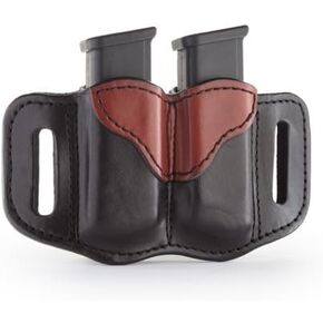 1791 Gunleather 2.2 Mag Holster - Double Mag Pouch for Double Stack Mags, OWB Magazine Pouch for Belts - Classic Brown, Stealth Black, Black & Brown and Signature Brown