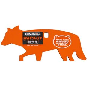 Champion Range and Target Impact Steel Coyote Target for Range and Practice Shooting Made for LR22