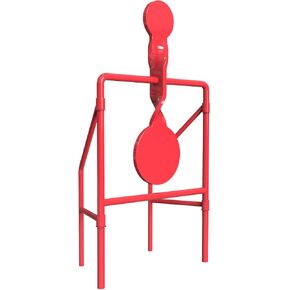 Metal Hunting Targets,Double Blast Spinner Shooting Target with 2.8" and 4.5" Spinning Targets, Perfect for 9mm Pistol, with 50-Pack High Visibility Bullseye Splatter Paper Targets