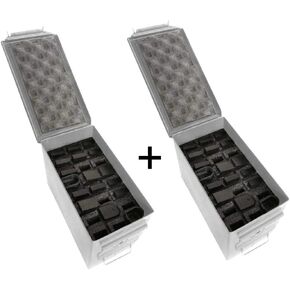 Case Club 24 Magazine Holder .50 Cal Ammo Can Foam (Pre-Cut, Closed Cell, Military Grade Foam) (2 Count)