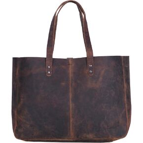 KomalC Leather Tote Bag for Women Purse Satchel Travel Bag Shopping Carry Messenger Multipurpose Handbag