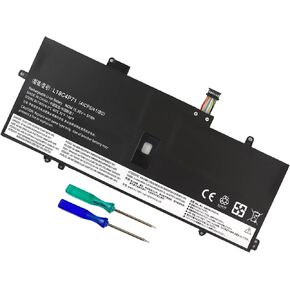 DMKAOLLK 51Wh L18C4P71 L18M4P72 Battery Replacement for Lenovo Thinkpad X1 Carbon 7th Gen, X1 Carbon 8th Gen,ThinkPad X1 Yoga 4th/5th Gen Series 02DL005 02DL006 L18L4P71 SB10K97644 SB10K97642 15.4V