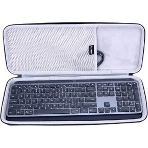 LTGEM Case Compatible with Logitech MX Keys S/MX Mechanical/MX Keys Wireless Keyboard(Inside: 17.1"x6"x1.1"), Case Only